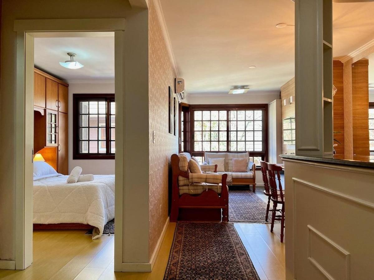 Apartamento San Pietro Centro 3 Dorm By Achei Temporada Gramado Ngoại thất bức ảnh