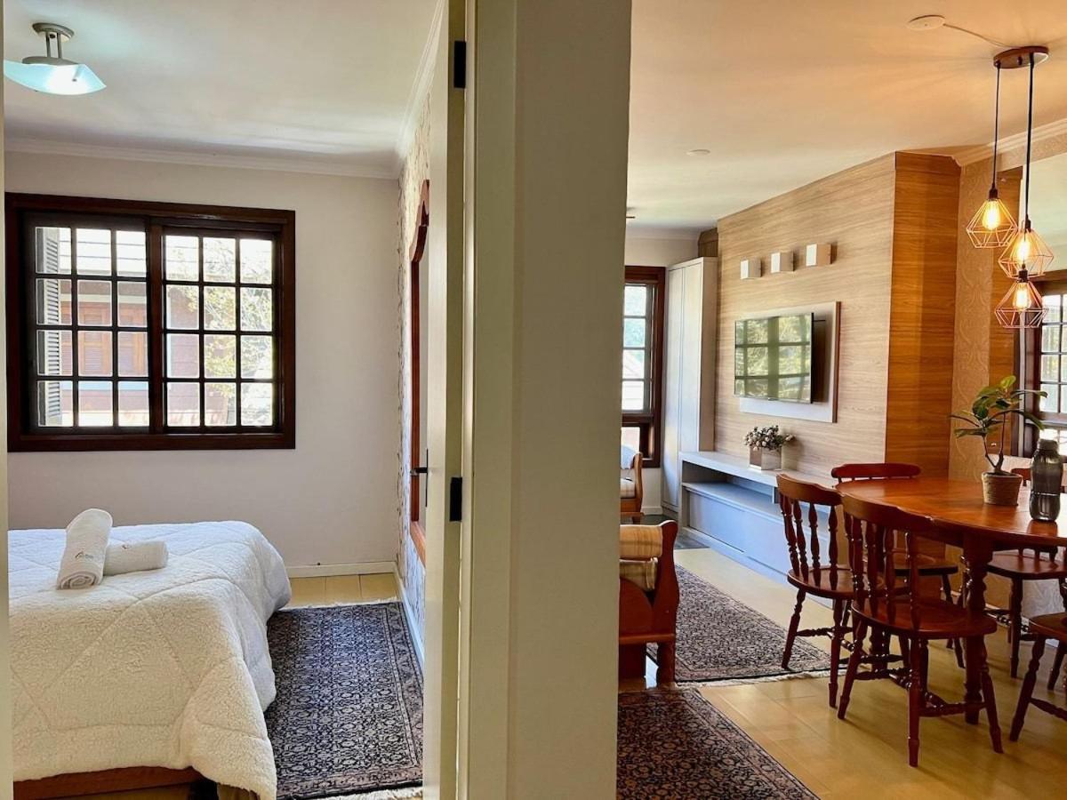 Apartamento San Pietro Centro 3 Dorm By Achei Temporada Gramado Ngoại thất bức ảnh